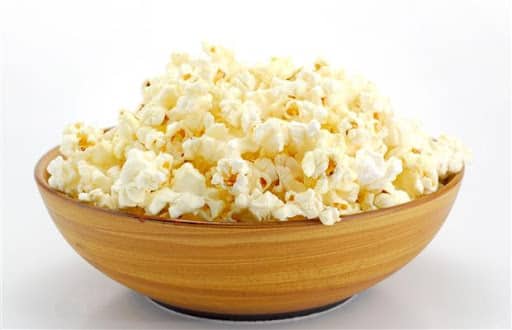 Plain popcorn
