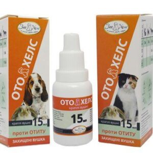 Otohels ear drops, 15 ml (neomycin sulfate, colistin sulfate, lidocaine hydrochloride, monosulfiram, dexamethasone)