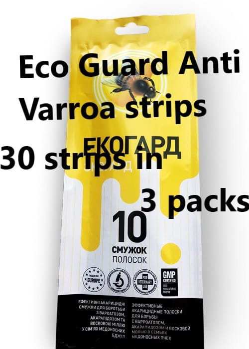 Ecoguard anti varroa mites strips Ecoguard anti varroa mites strips