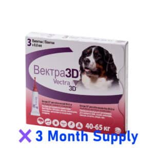 Topical Solution for Dogs Vectra 3D 88-145 lbs gold -222