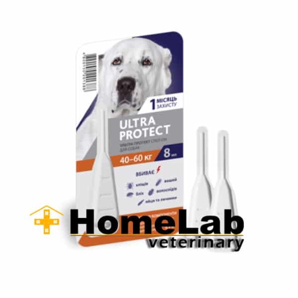 Ultra Pto withers drops for dogs 40 - 60 kg, 8 ml, 1 pipette Ultra Pto withers drops for dogs 40 - 60 kg, 8 ml, 1 pipette