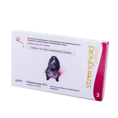 Revolution Topical Solution for Dogs 20.1-40 lbs (Stronghold 12% 120 mg)-3pip Revolution Topical Solution for Dogs 20.1-40 lbs (Stronghold 12% 120 mg)-3pip