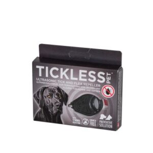 Ultrasonic Tick & Flea Repeller black